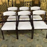 6 chairs 70s mahogany