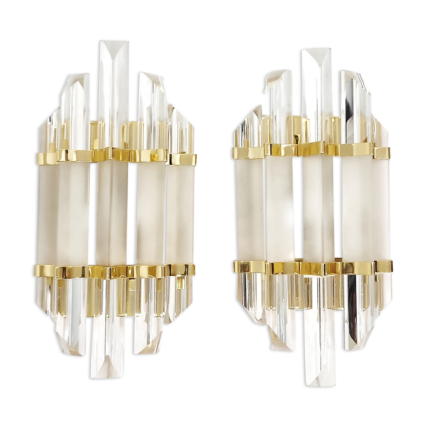 Appliques "Venini" of Murano glass. Italy 1980s.