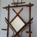 Bamboo coat rack
