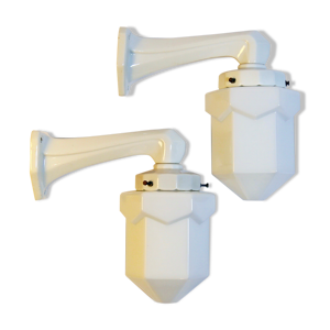 Appliques art déco en - porcelaine