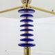 Lampe de sol Auras en laiton italien et verre de Murano « Incamiciato », 1989