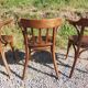 4 fauteuils Baumann en bois courbé