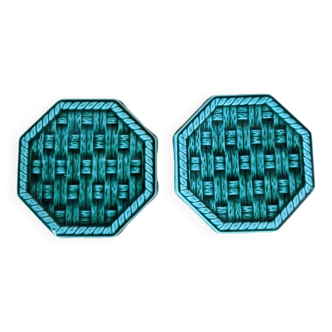 Pair of Digoin trivets