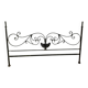 Wrought iron headboard