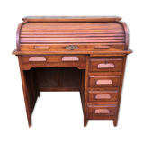 Vintage office called American office with oak curtain