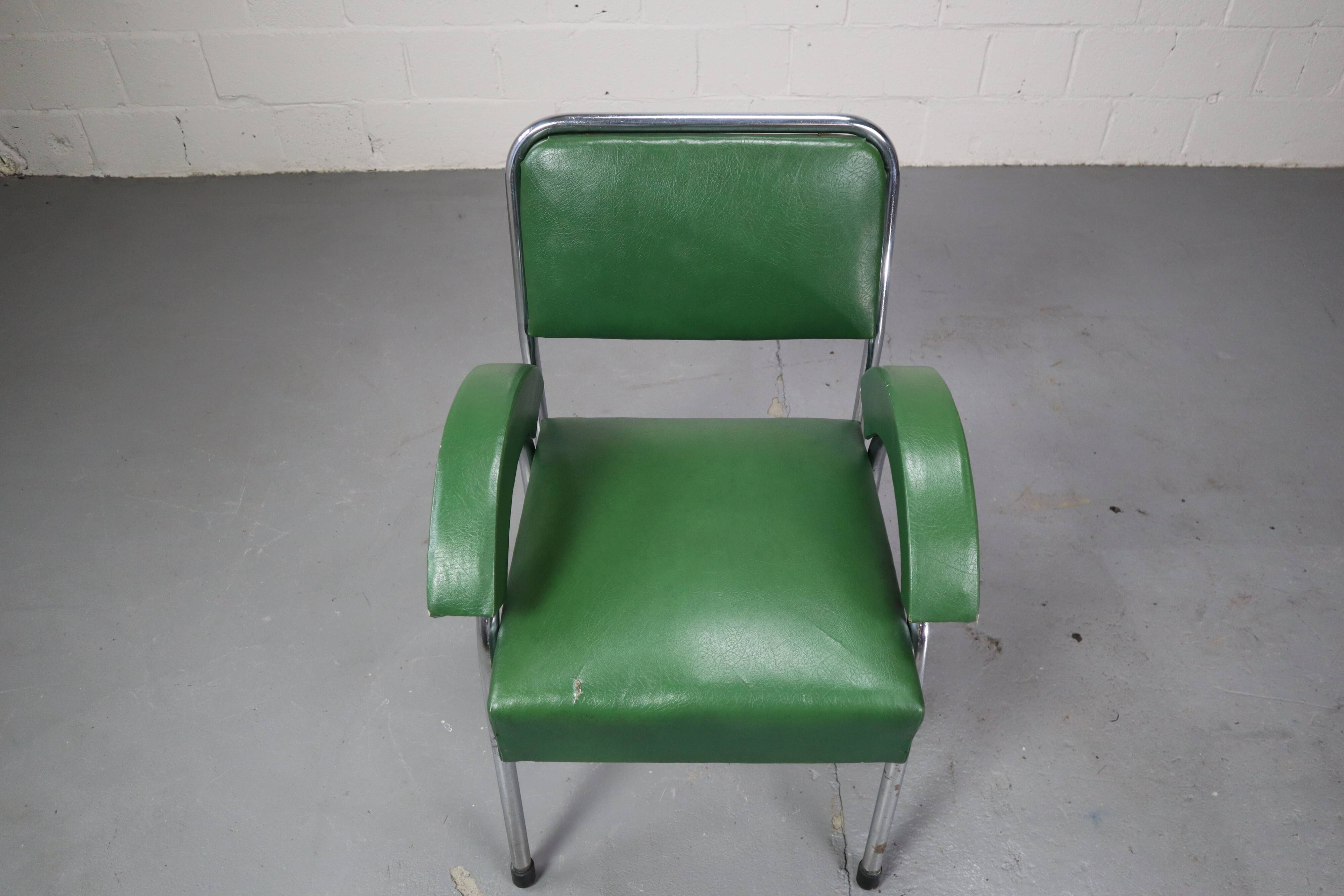 Bauhaus tubular cantilever chair, 1930's