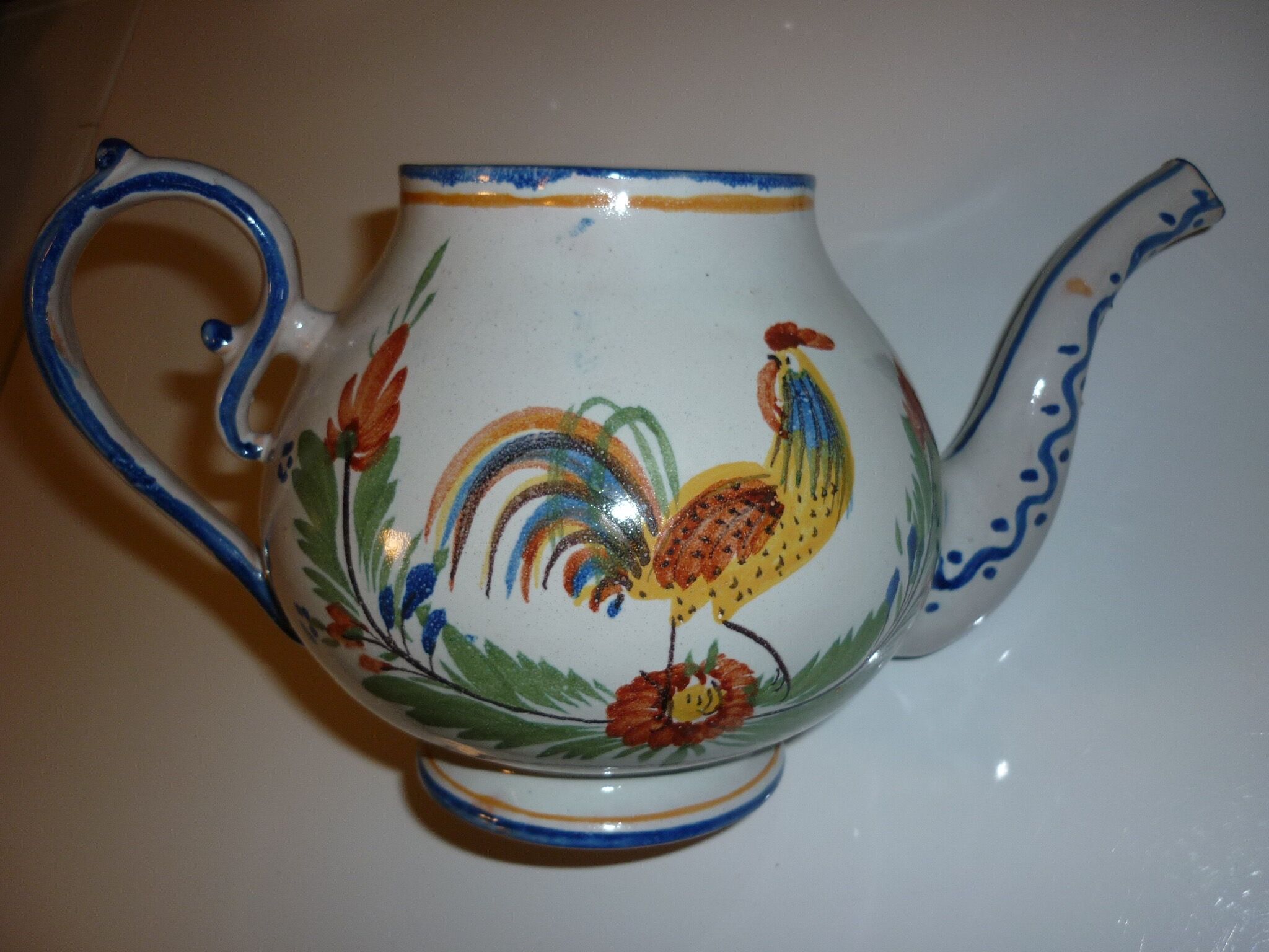 Set coffee-tea rooster decorations