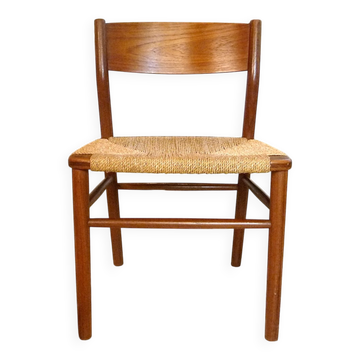 Model 157 teak chair by Børge Mogensen for Søborg Møbler, Denmark 1950s