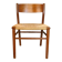 Chaise en teck modèle 157 par Børge Mogensen pour Søborg Møbler, Danemark, années 1950.
