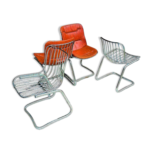 Chaise chrome gastone - rinaldi