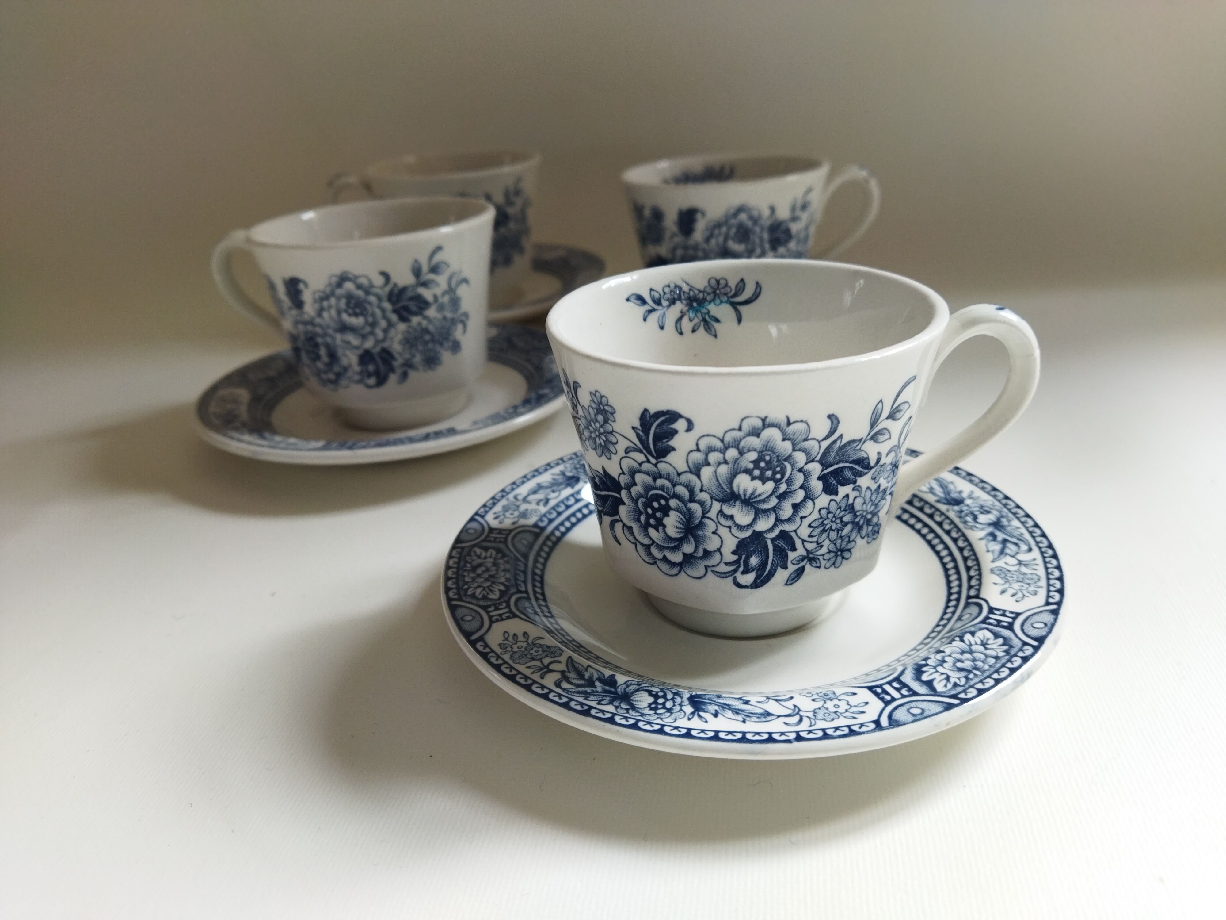 English coffee cups Ridgway Canterbury