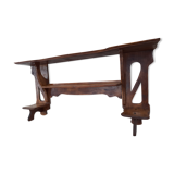 Art Nouveau-style wall shelf