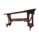 Art Nouveau-style wall shelf