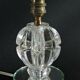 Pied de lampe verre art deco