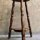 Vintage tripod stool or stool