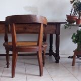Solid wood table Louis XIII style