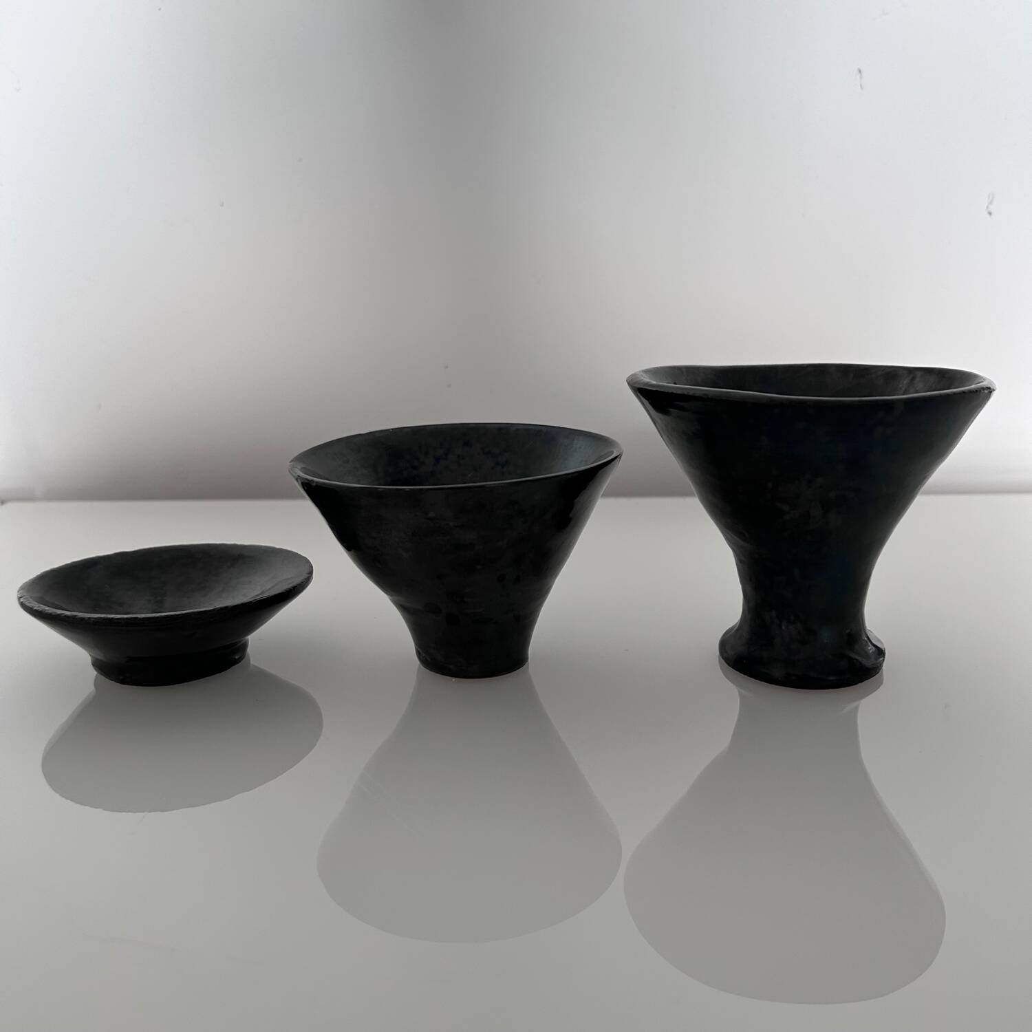 Set of 3 signed bowls