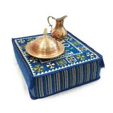 Anatolian blue floor sofa table