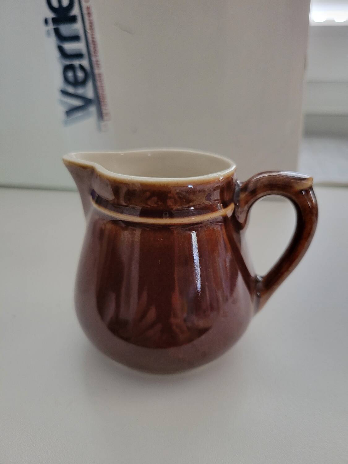 Stoneware milk jug