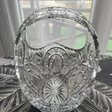 Crystal fruit basket Very good condition