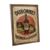 Dubonnet plate old metal