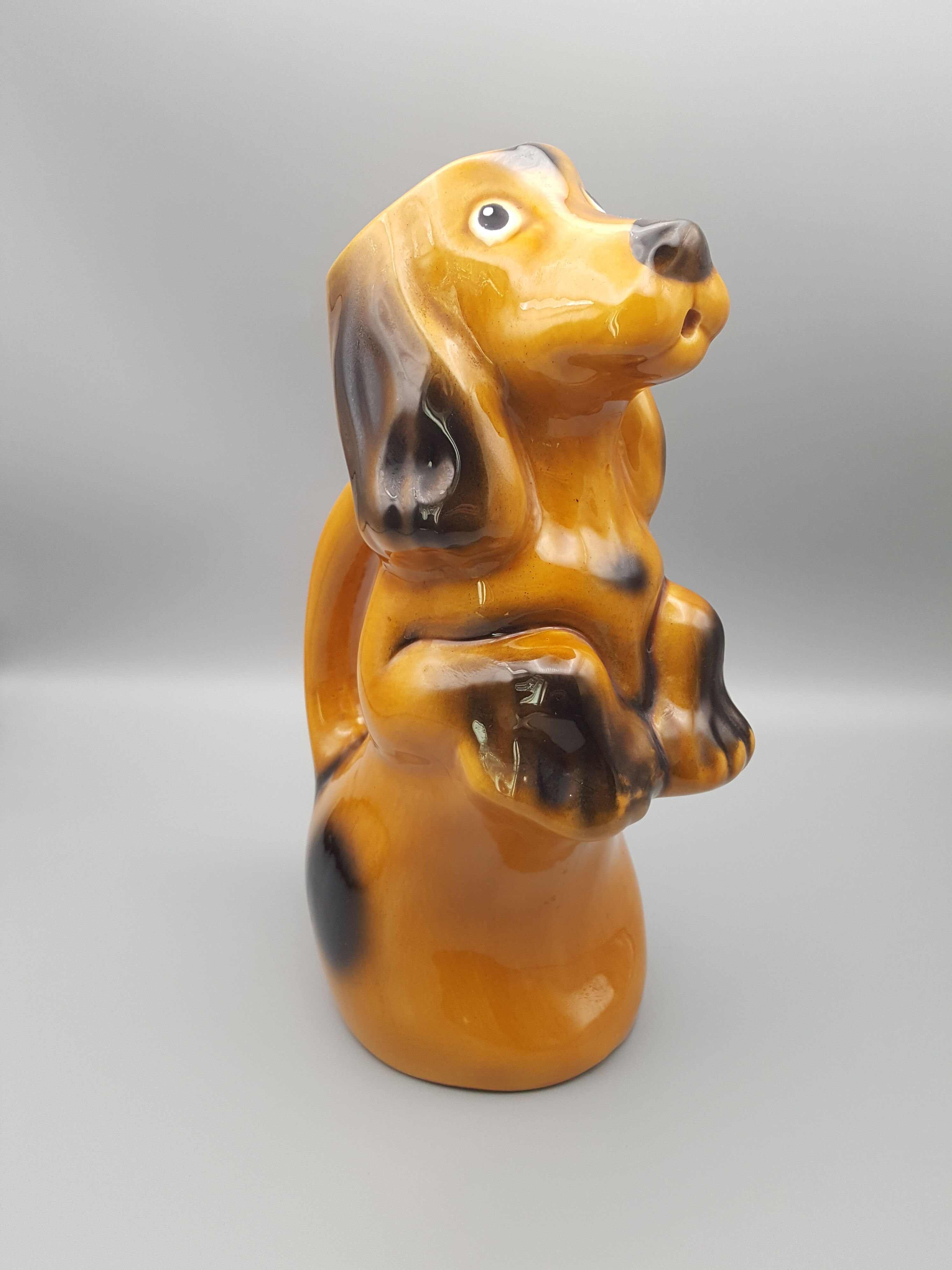 Zoomorphic pitcher in the shape of a dog