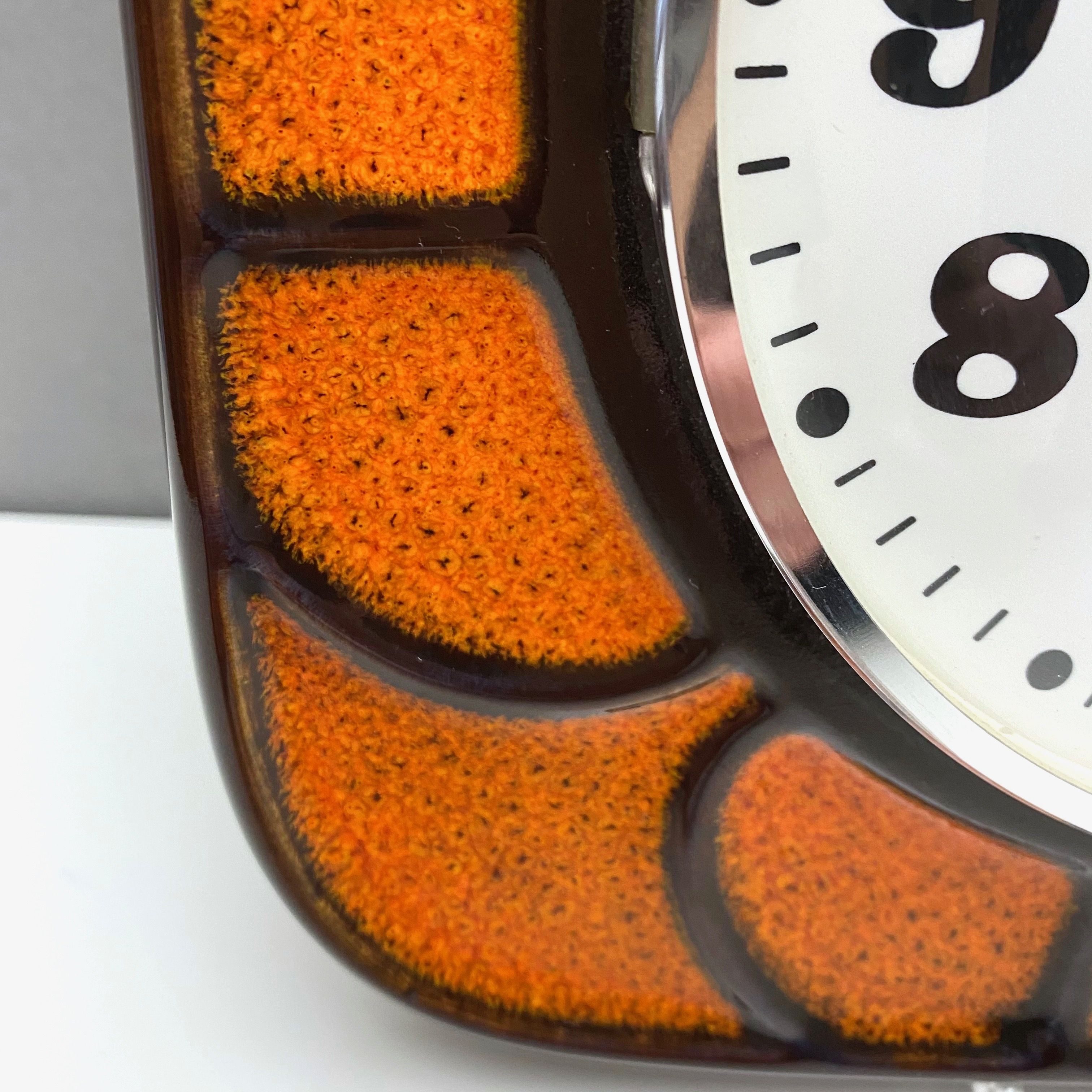 Vintage wall clock Dugena, mid century kitchen clock