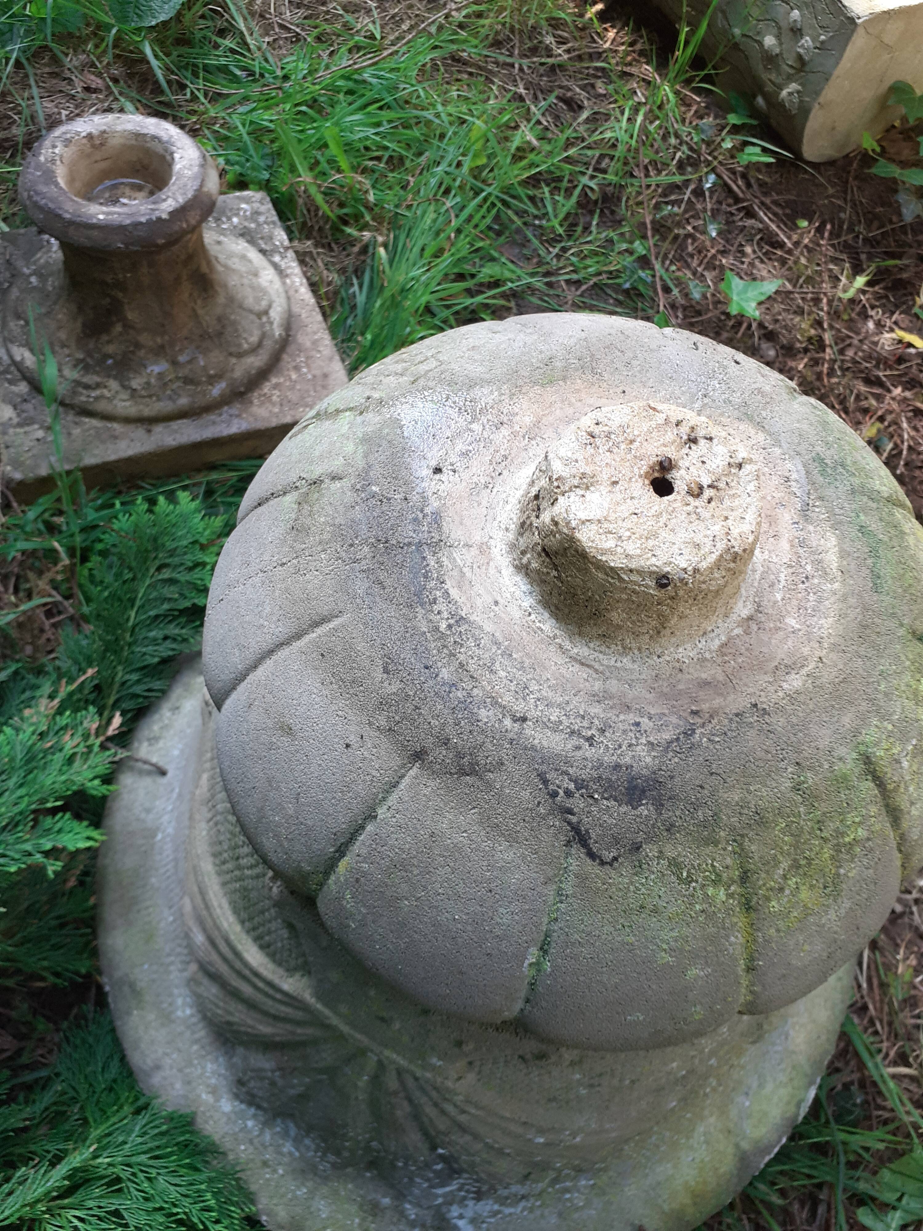 Pair of stone planter medicis