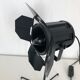 Vintage black projector lamp 1970 - 40 cm