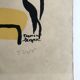 Fernand LEGER, Profile with Flower, c. 1948. Signed and stamped lithograph.