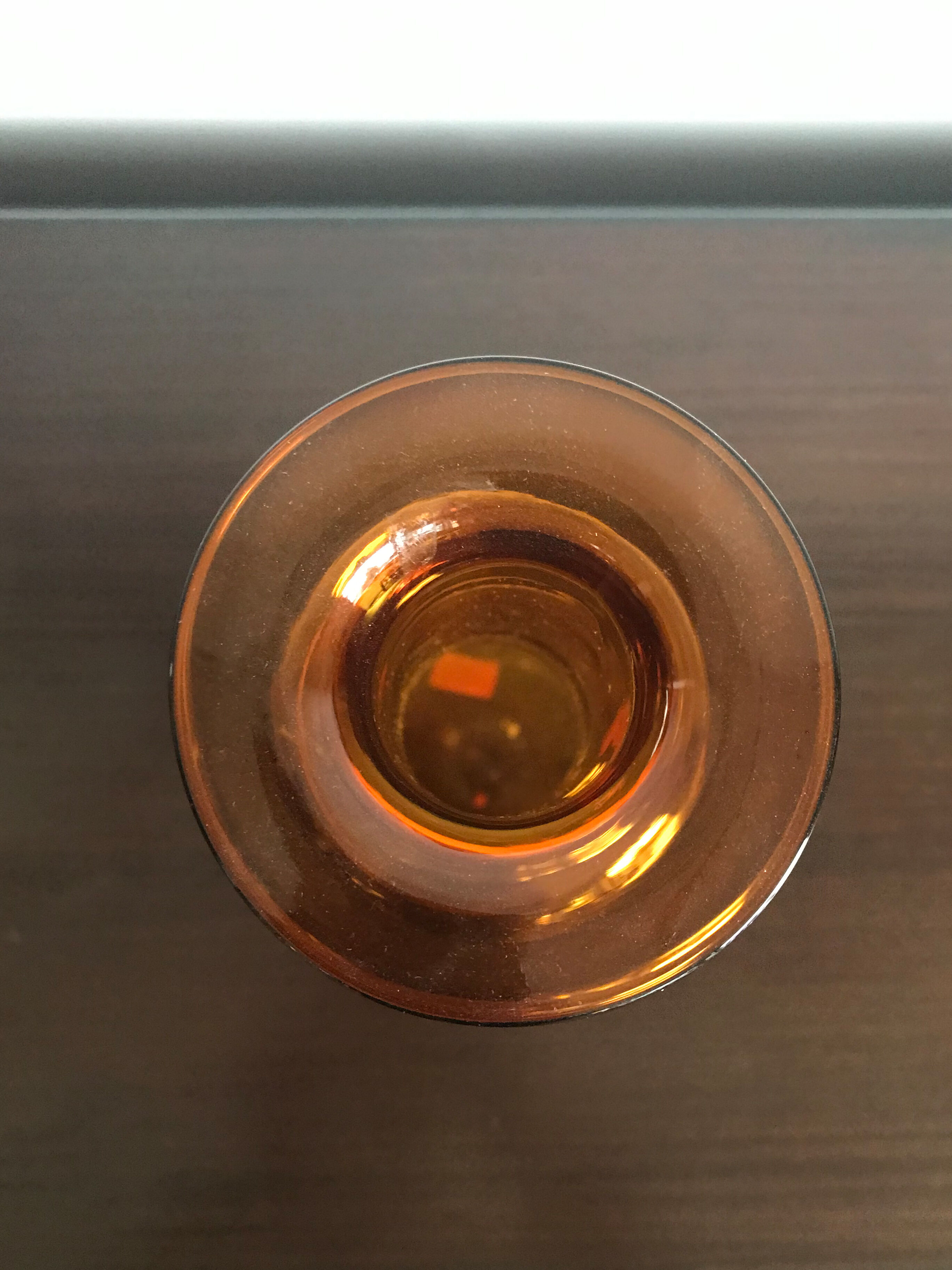 Otto Brauer for Holmegaard scandinavian yellow glass vase, 1960s