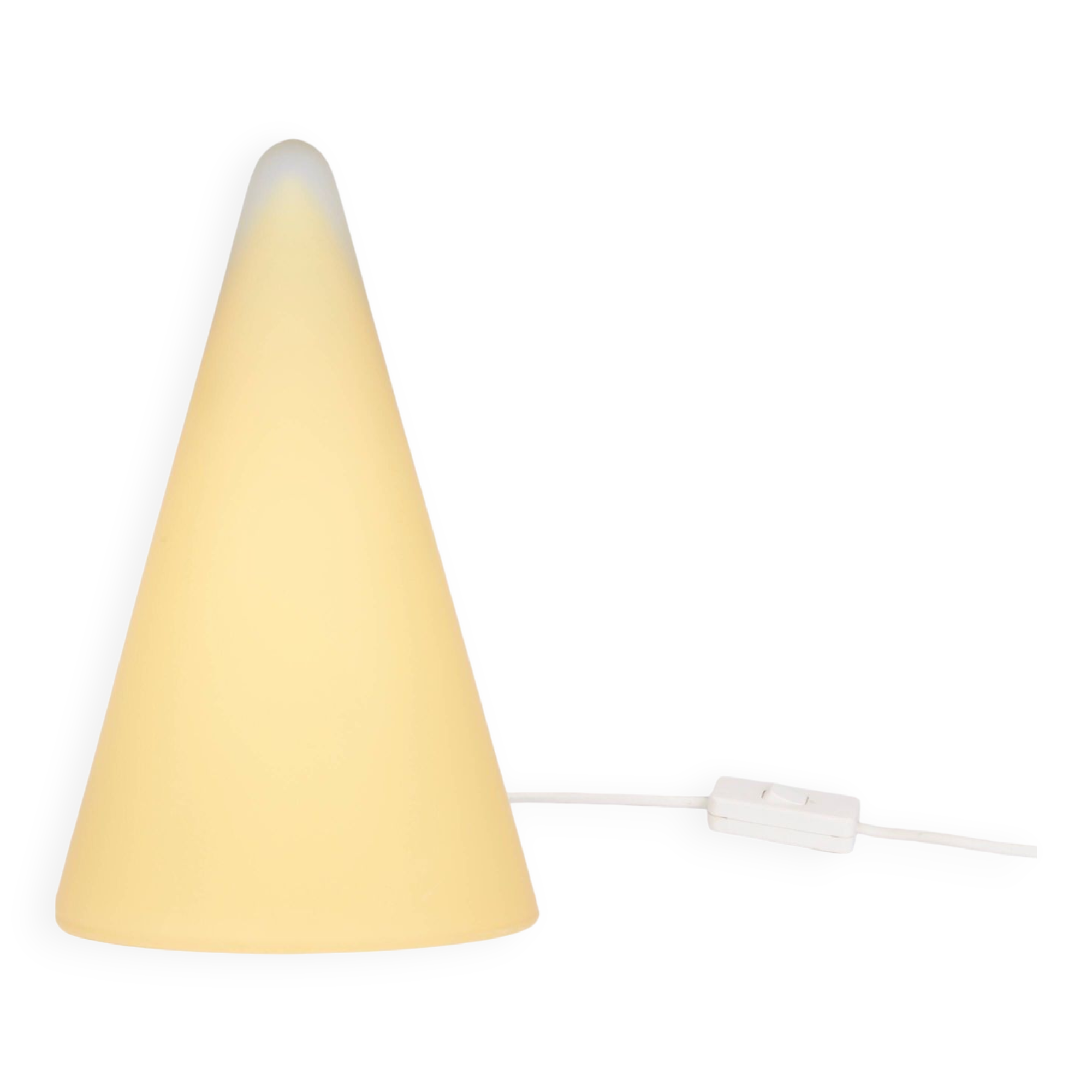 SCE Teepee Habitat lamp in orange frosted glass