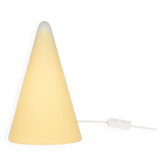 Lampe SCE Teepee Habitat en verre dépoli orange