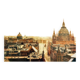 Original drawing of old Berlin (numbered series limited to 95 copies) painted in pastel.