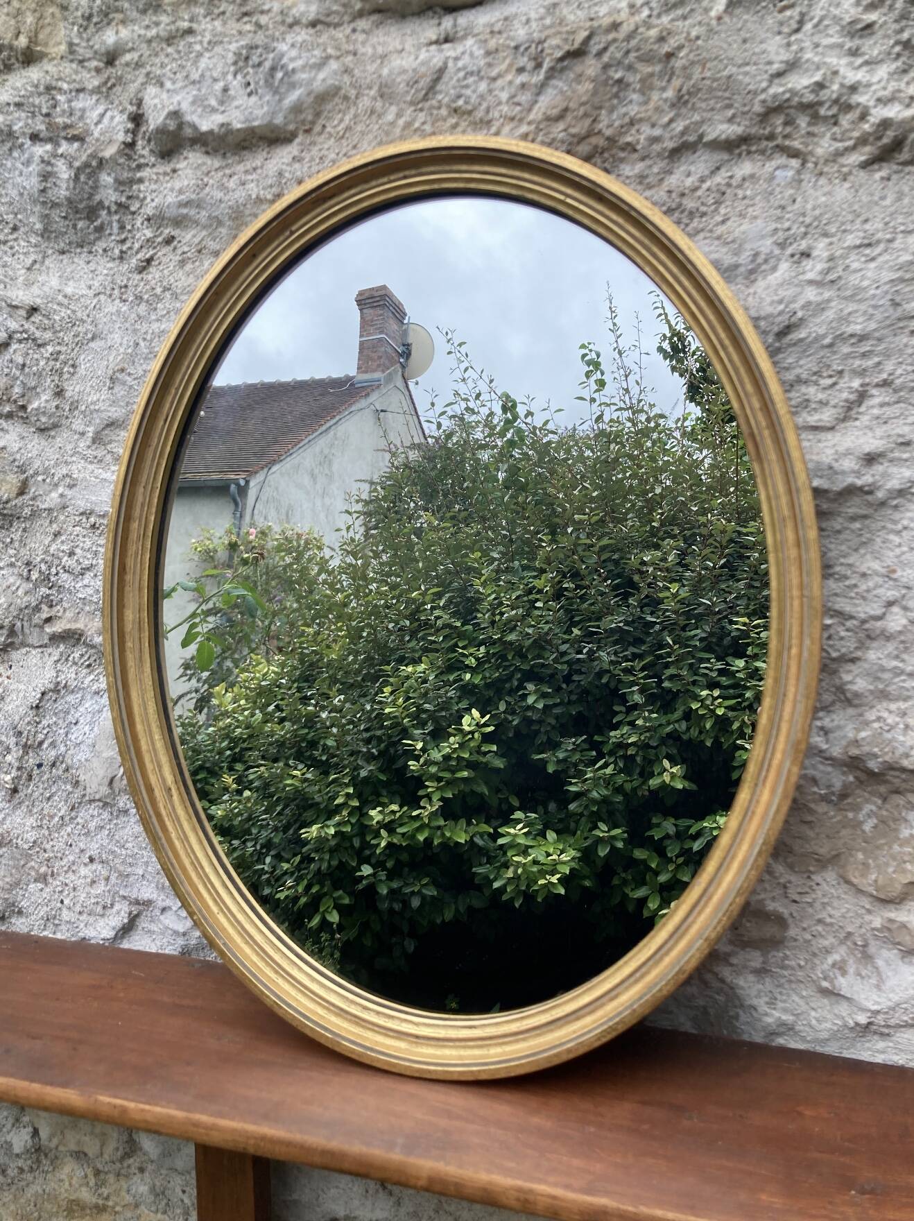 Miroir ancien doré