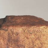 Large "fireplace" sculpture by Gérard Brossard