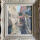 Table Hst Hélène BESNARD-GIRAUDIAS (1906-2003) Venice + frame