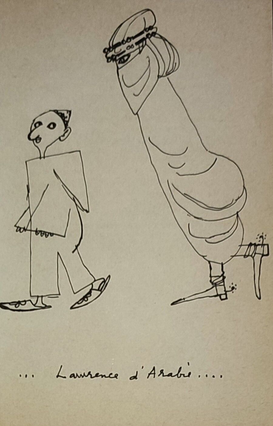 Illustration by DANINOS "Lawrence of Arabia"