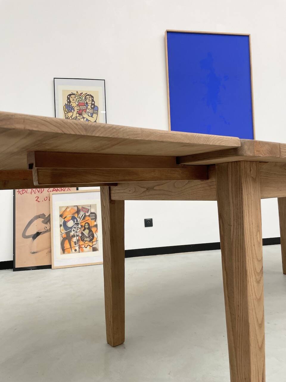 Oak farmhouse table 270 cm with extensions