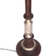 Vintage lamp wood and tin lamp foot floor lamp floor lamp, living room, desk