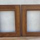 Set of 4 identical frames oak wood from artist stock