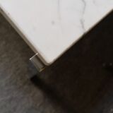 Marble and chrome coffee table, 1970