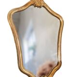 Large old gilded mirror Louis XV style