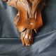 Paire d’étagères de mur d’art nouveau en bois