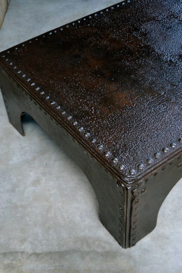 Table basse de type industrielle
