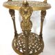 Pair of Victorian Style Openwork Brass Bolsters