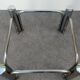 Chrome design coffee table and smoked glass space age vintage 1960
