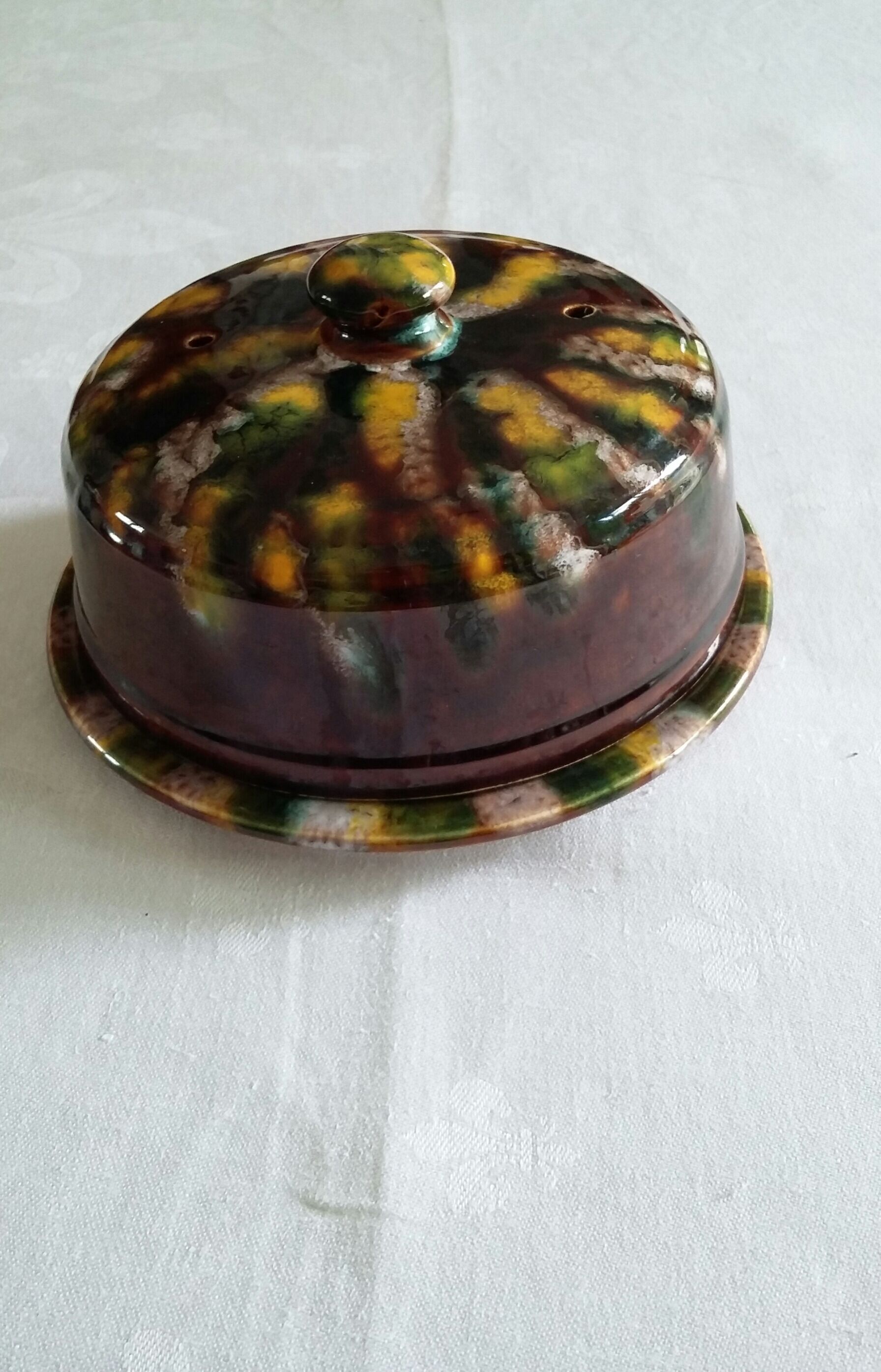 Cheese dish and bell