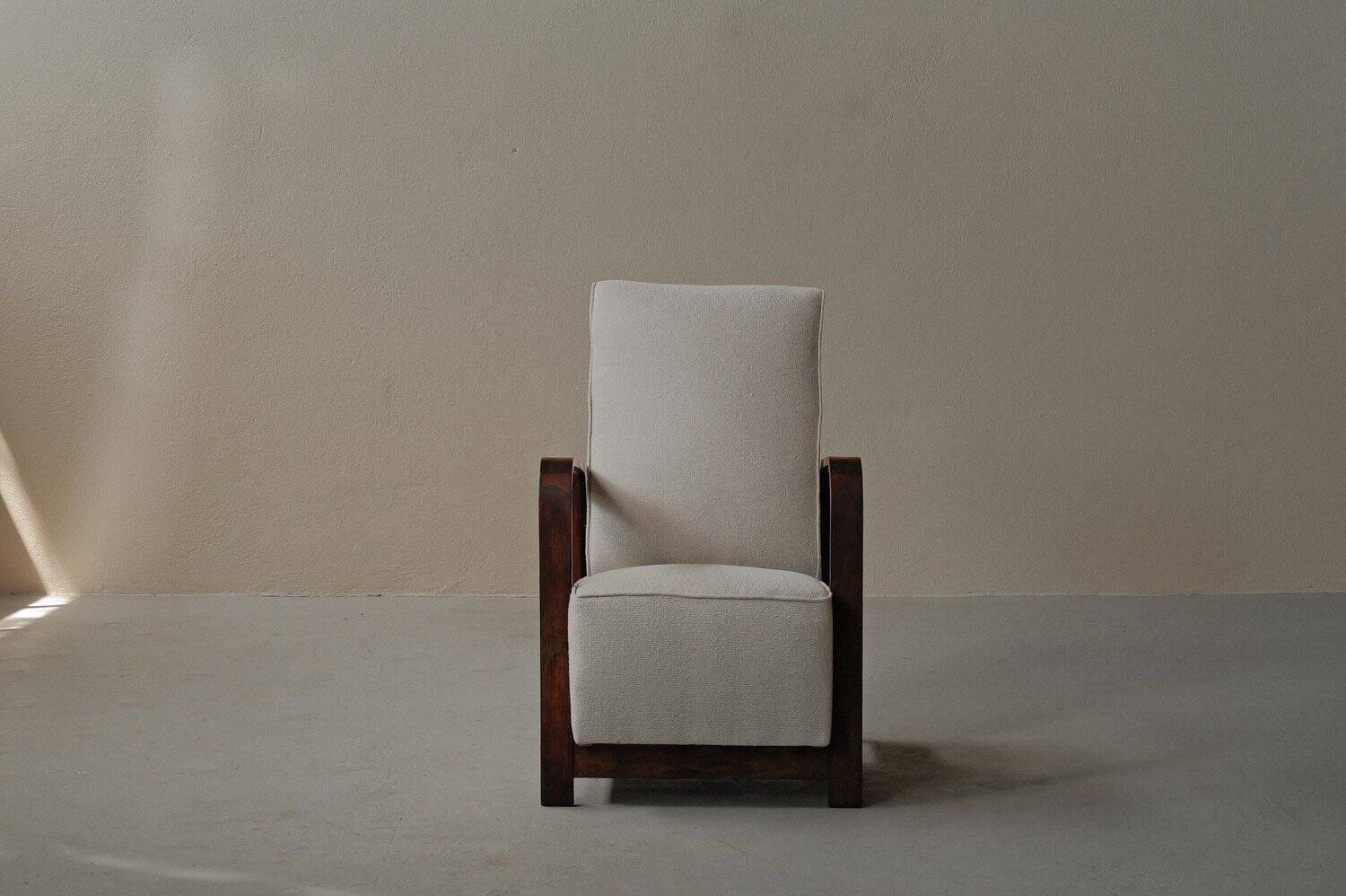 Fauteuil Art-Déco, palissandre, 1930