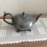 English teapot nineteenth century pewter